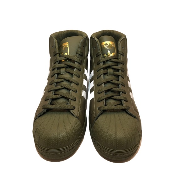 Adidas ProModel AC7067 High-Top Shell Toe Sneakers - Picture 7 of 11